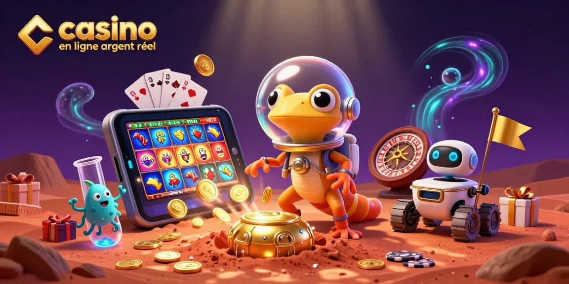Découvrez un casino en ligne argent réel avec des jeux passionnants illustrés par des personnages 3D.