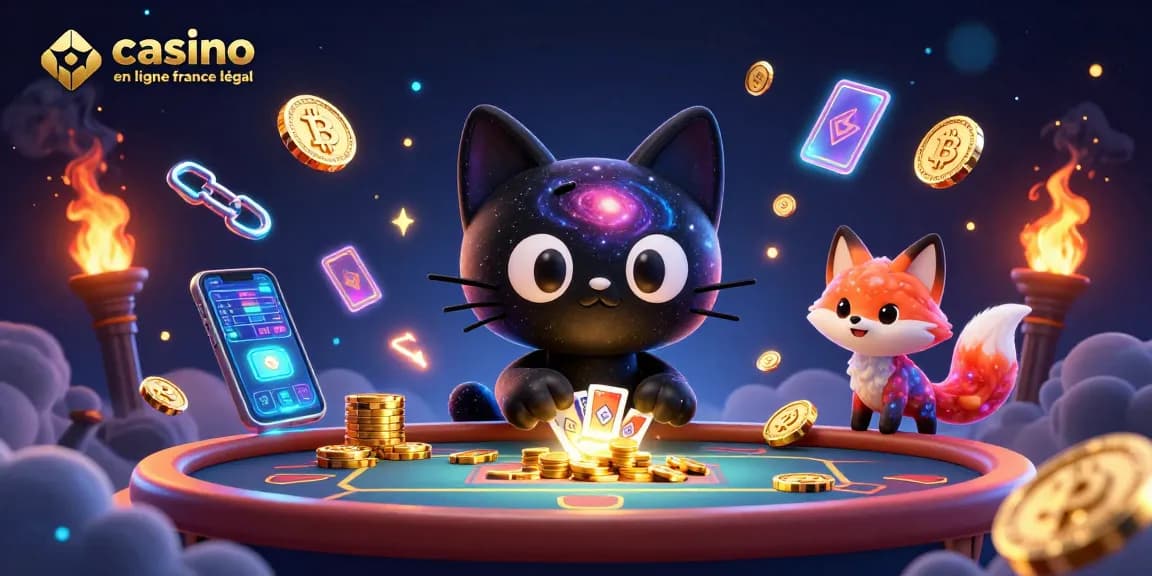 Jouez sur un casino en ligne légal en France avec des personnages fantastiques et une ambiance cosmique.