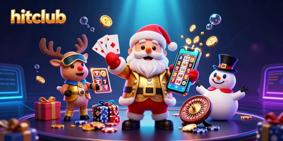 Hitclub offers thrilling jackpot spins with engaging characters playing exciting casino games!