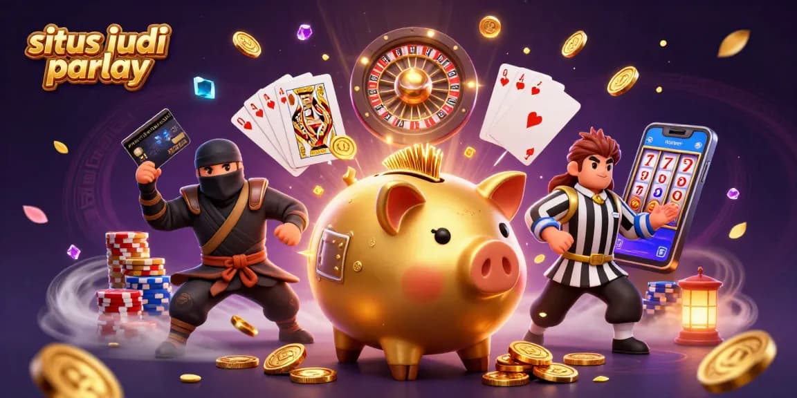 Situs judi parlay highlights thrilling gameplay with exciting characters and dynamic casino elements.