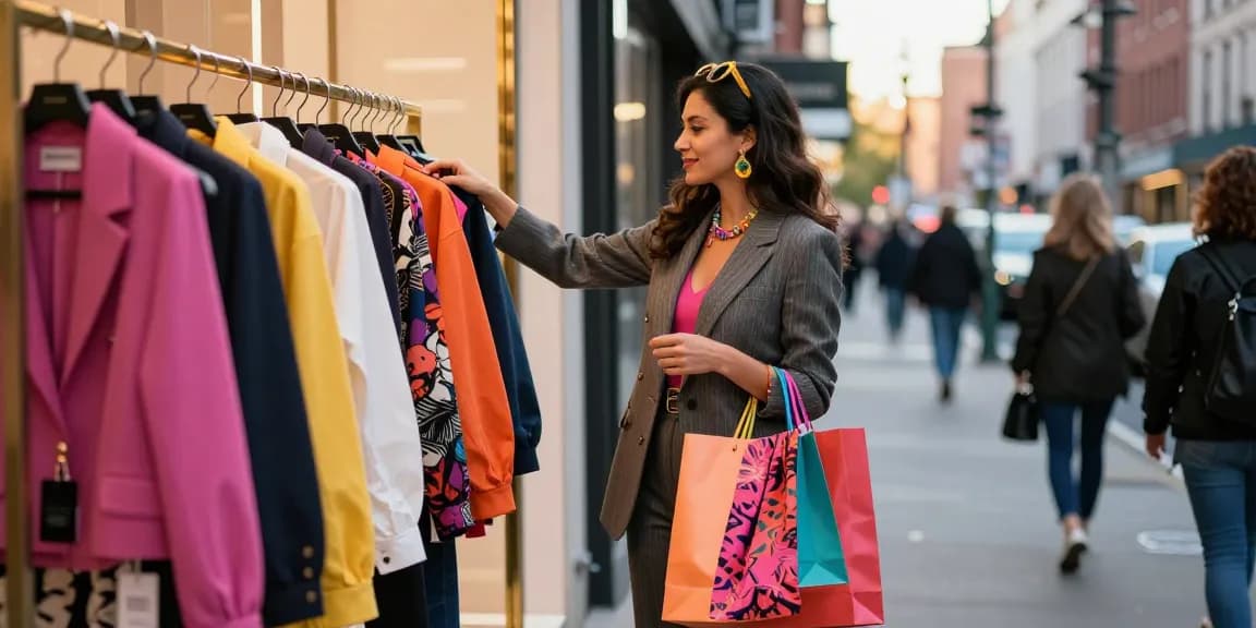 Consulenza di personal shopping per rinnovare il proprio stile in una boutique alla moda.