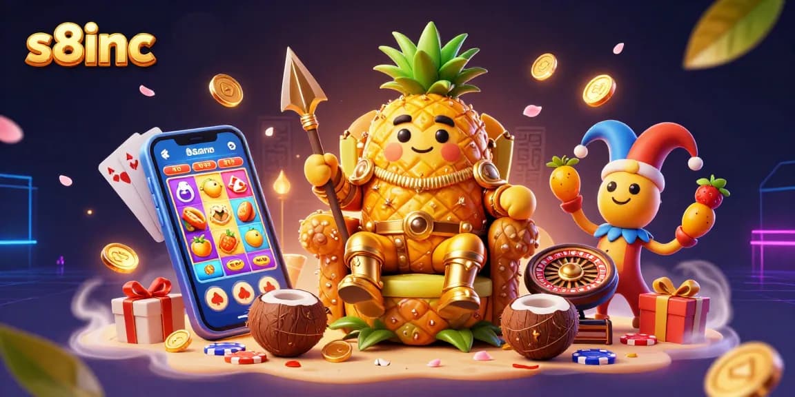 Join the fun at s8inc with dynamic casino games featuring colorful slot machines and playful characters.