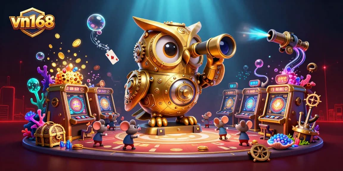 Experience excitement at vn168 with thrilling slot machines, colorful gems, and delightful cartoon characters.