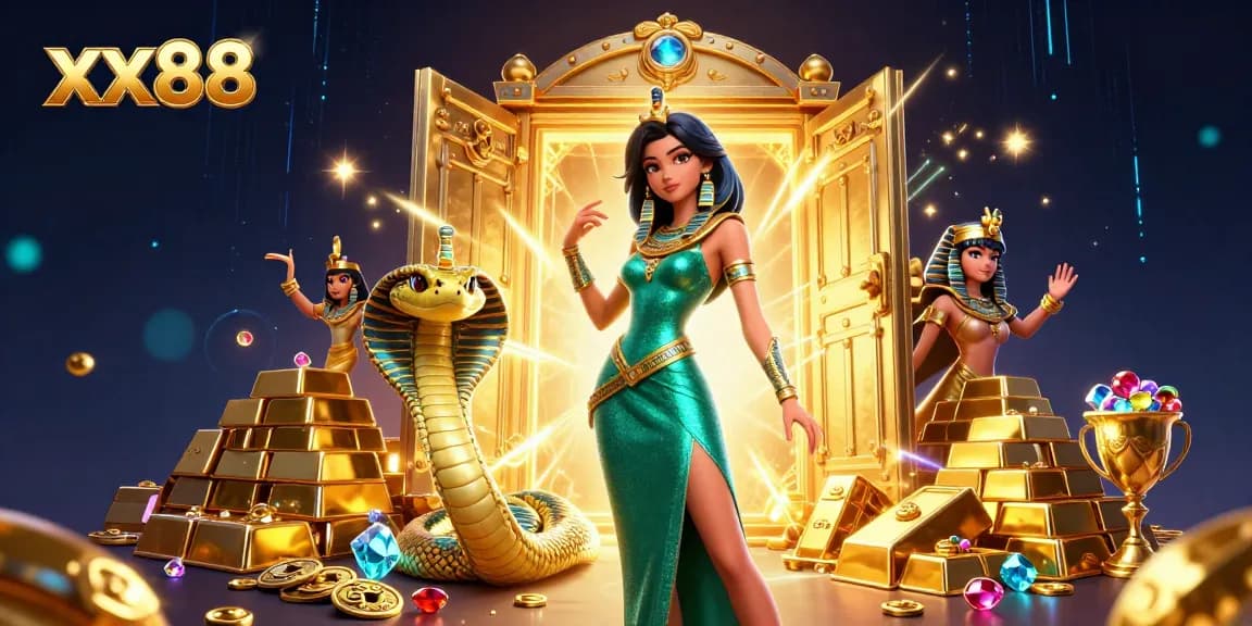 Experience winning moments with xx88 in a glittering casino environment filled with treasures.