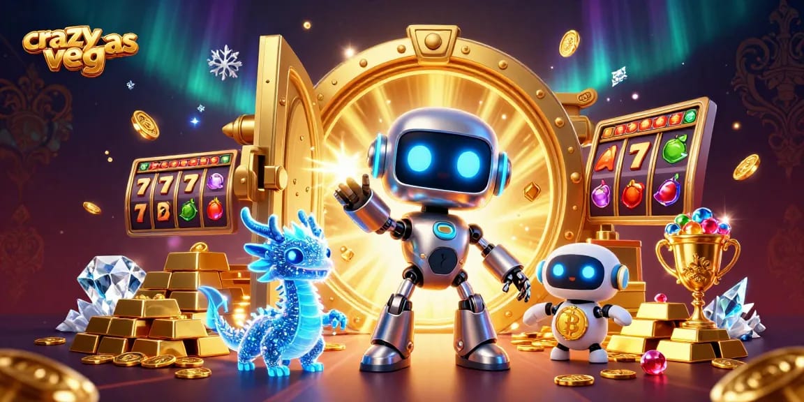 Experience thrilling gaming at crazyvegas with our vibrant 3D casino adventure!