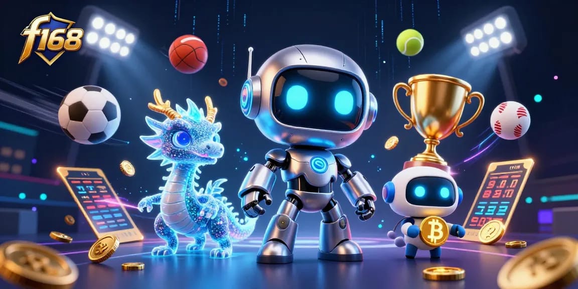 Win big with f168 casino games featuring neon-themed 3D characters and vibrant elements.