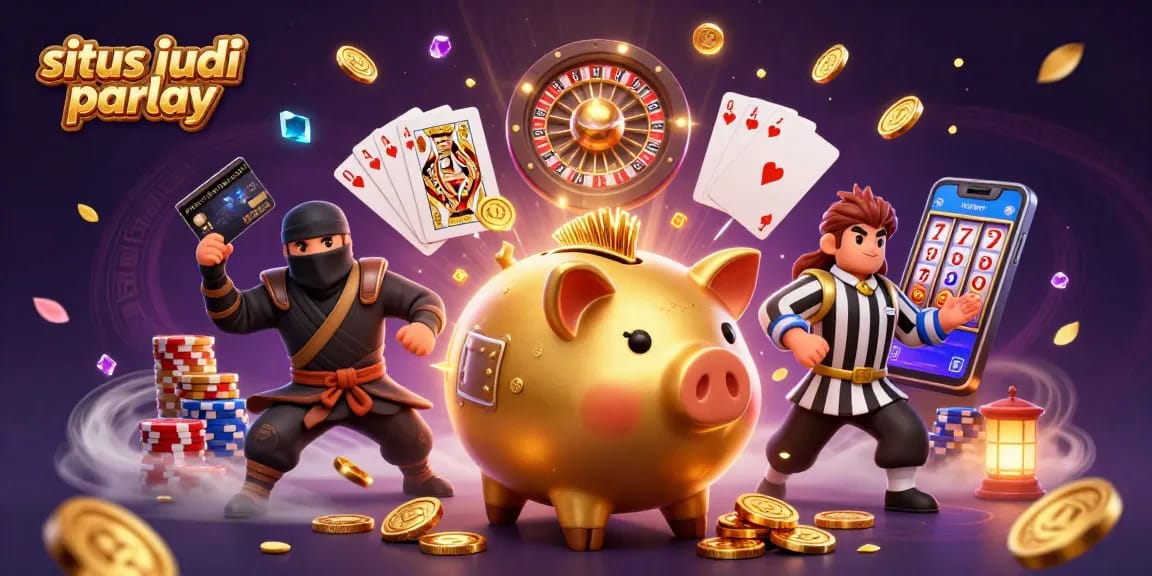 Situs judi parlay highlights thrilling gameplay with exciting characters and dynamic casino elements.