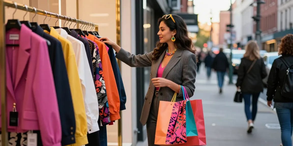 Consulenza di personal shopping per rinnovare il proprio stile in una boutique alla moda.