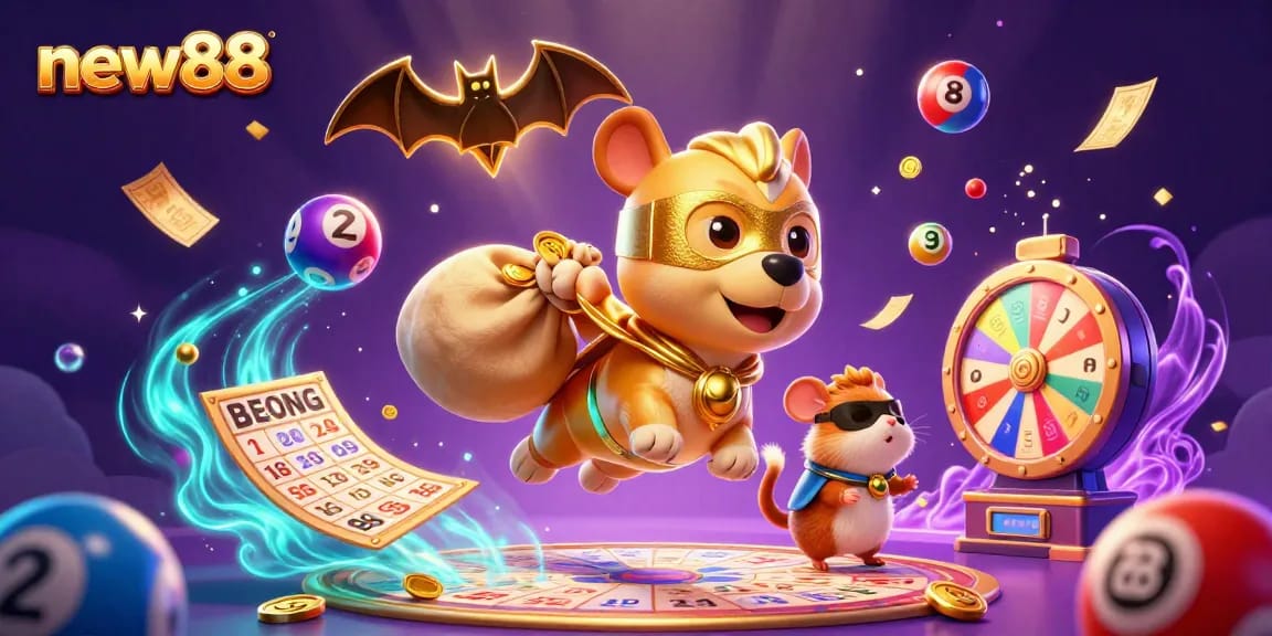 Win big with new88 in a vibrant 3D casino scene filled with excitement and jackpot opportunities!
