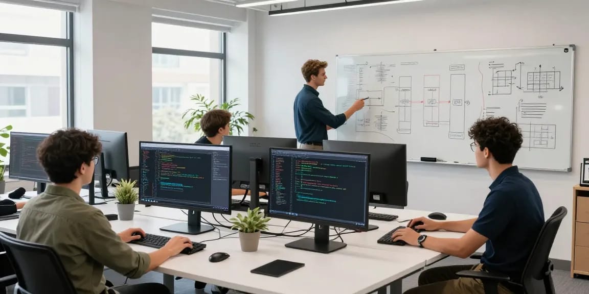 Chiptuning FileService in einem modernen Entwicklerarbeitsplatz mit fortschrittlichen Softwareentwicklungstools.
