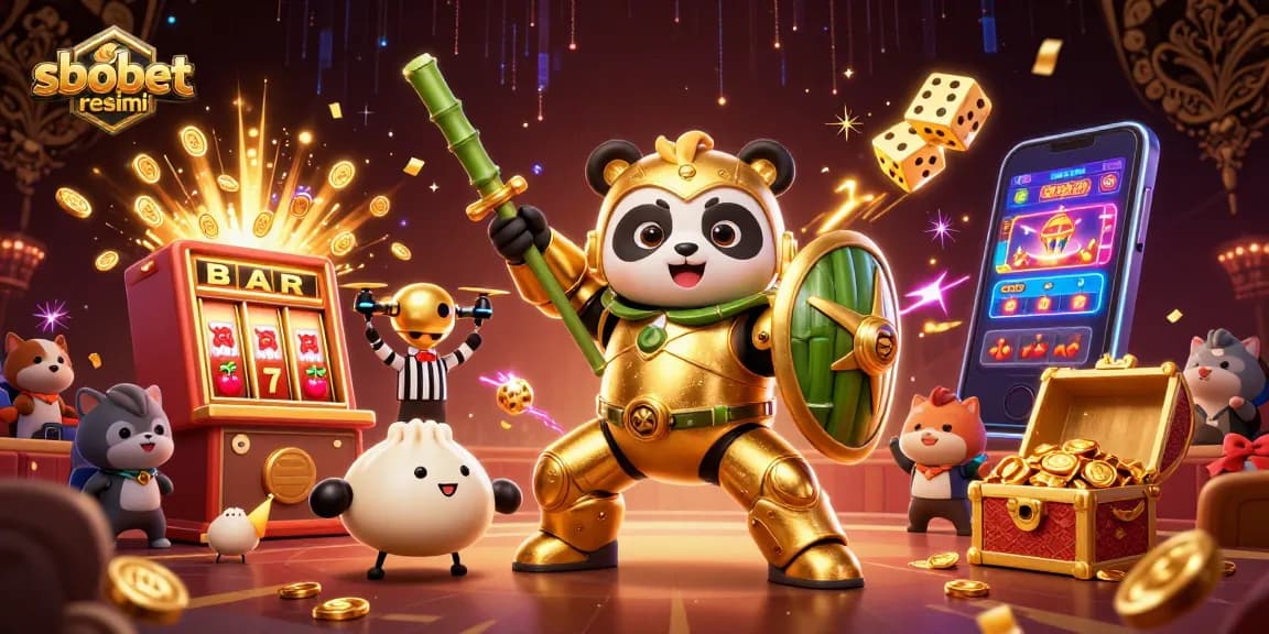 Experience sbobet resmi's thrilling betting action in this vibrant and dynamic casino scene.