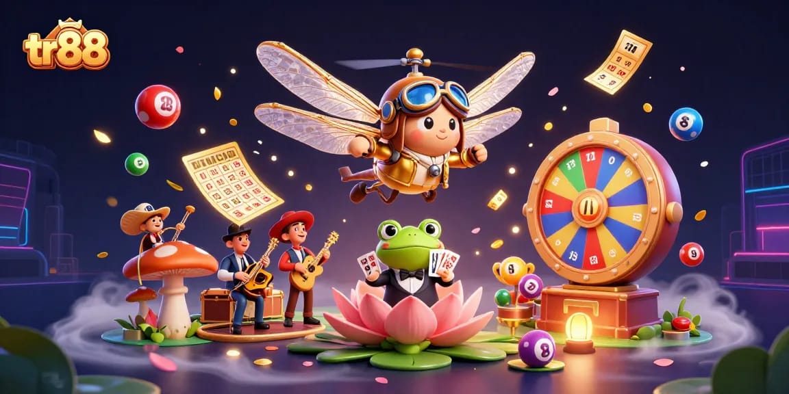 Experience thrilling casino gameplay at tr88 with vibrant characters and dynamic elements.