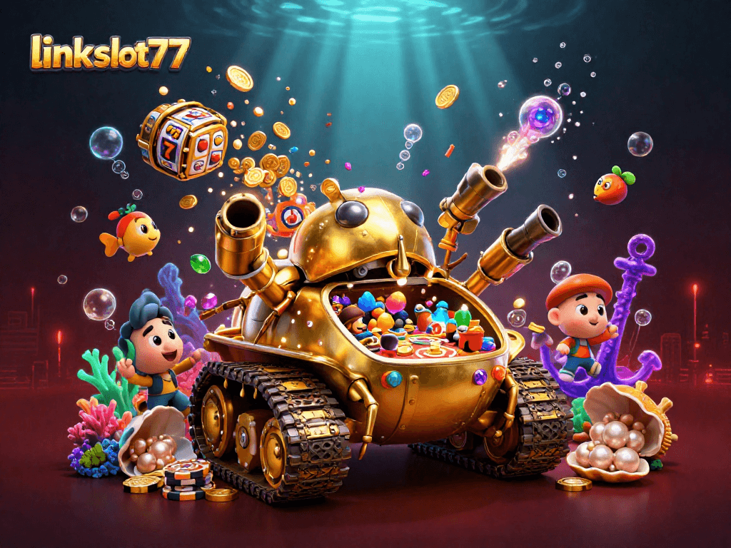 Experience thrilling wins at link slot777 with colorful slot reels and captivating casino scenes!