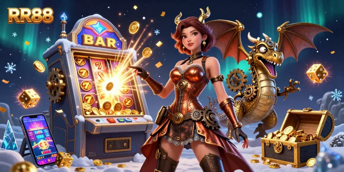 Win big with RR88's dazzling casino experience featuring vibrant game elements and engaging visuals.