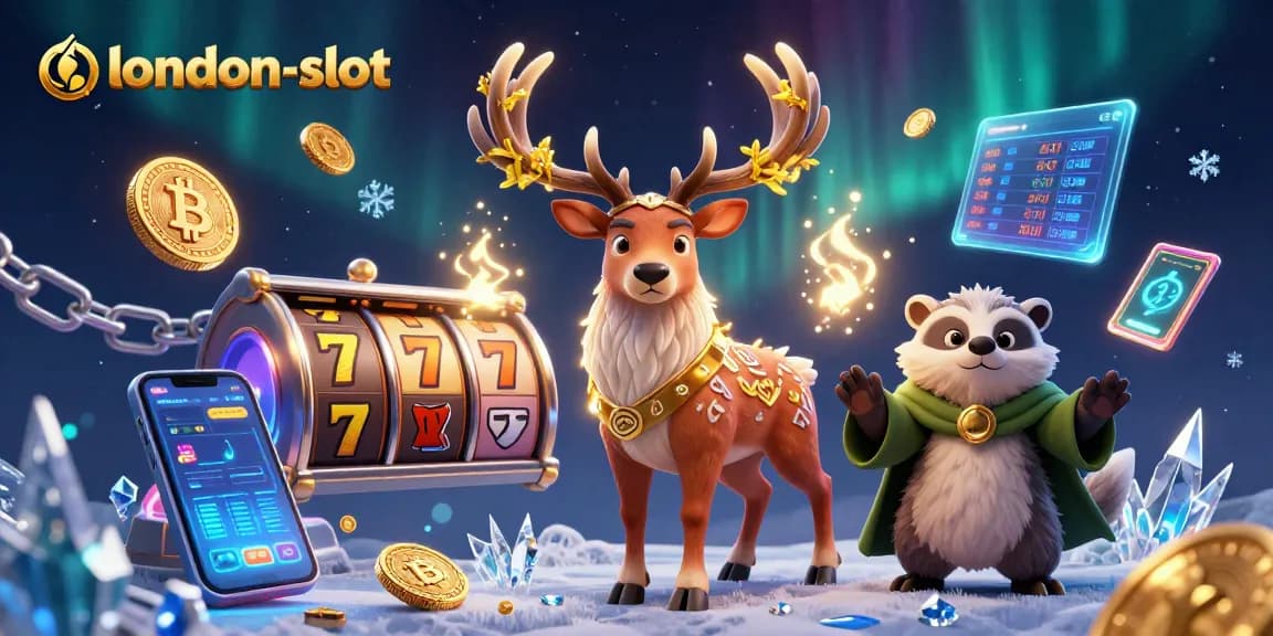 Spin winning slots with the enchanting london-slot stag, lucky 7s, and cryptocurrency coins.