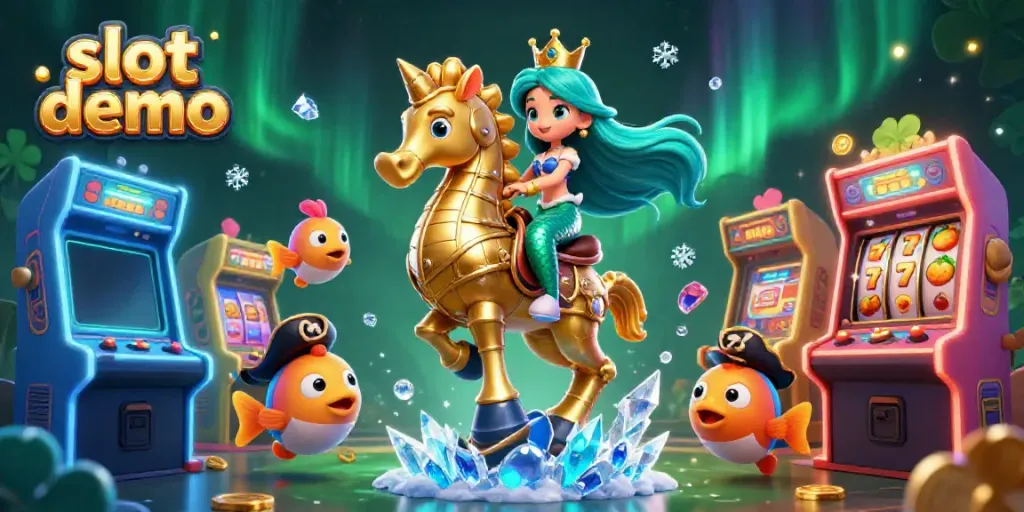 Slot demo dengan putri duyung dan permainan mesin slot yang menarik.