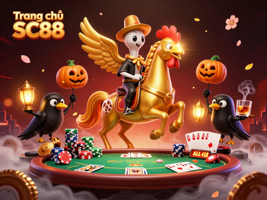 Catching thrills at Trang chủ SC88 with vibrant 3D casino scene and lively characters.