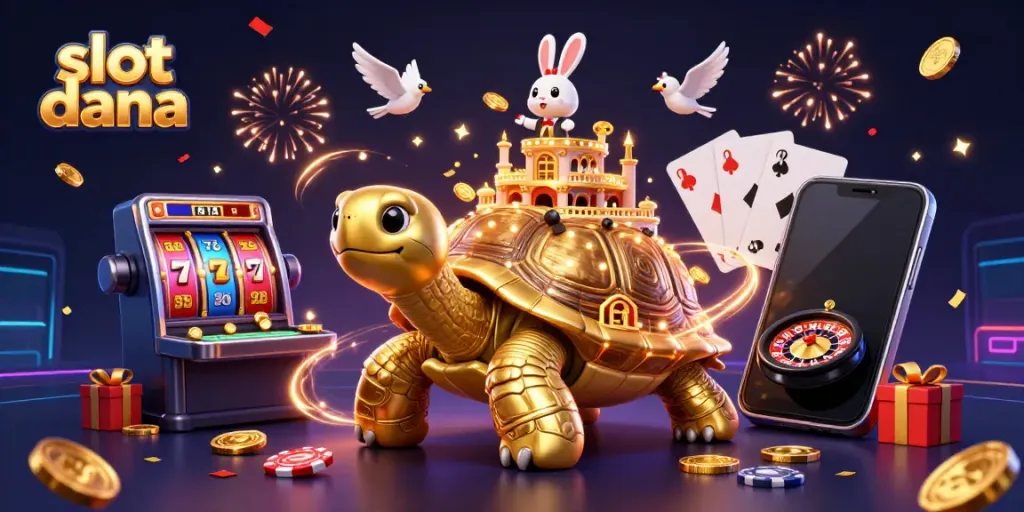 Slot dana menunjukkan kemenangan menggembirakan di kasino dengan atmosfer meriah.