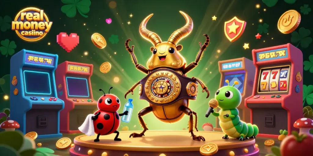 Experience the excitement of real money casino australia with vivid characters, games, and golden visuals.