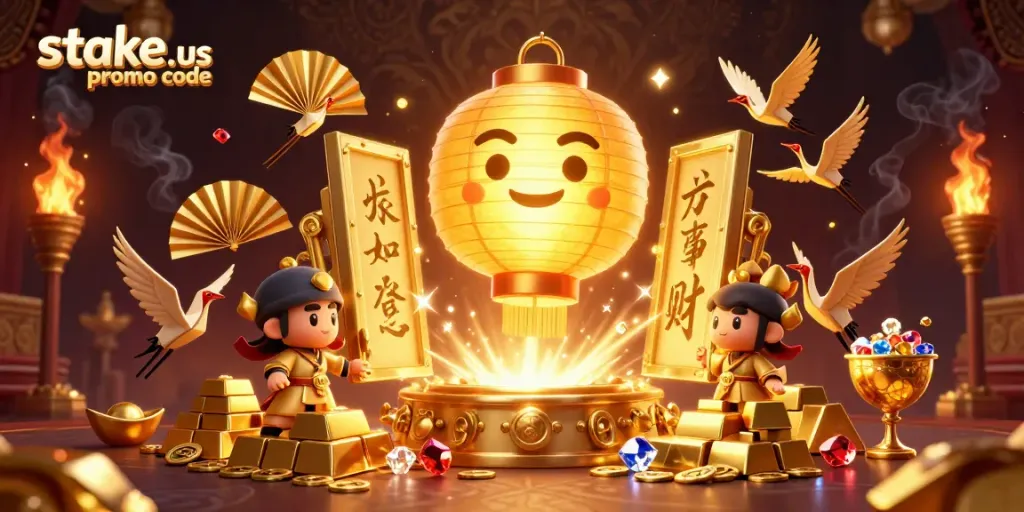 Sink into the excitement of the stake.us promo code and revel in a vibrant casino adventure with golden treasures.