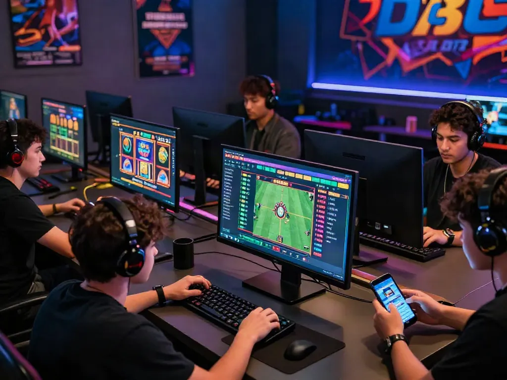 Players engaging on DA88's betting platform, showcasing dynamic online gaming experiences.