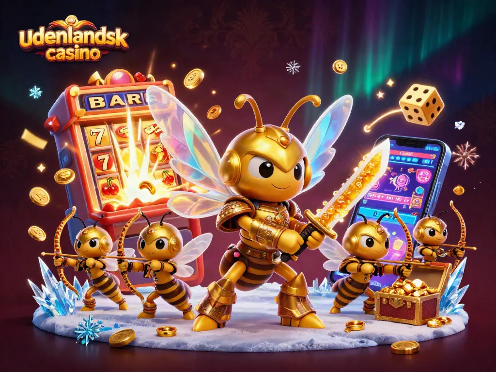 Engage with udenlandsk casino while enjoying jackpot thrills in a vibrant 3D scene.