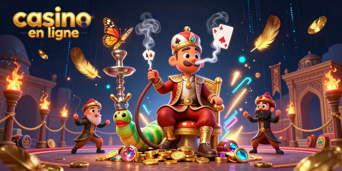 Casino en ligne : retrouvez l'univers ludique des jeux avec notre illustration captivante.