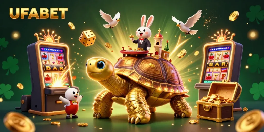 Experience UFABET's thrilling casino games with lively characters and dazzling jackpots.