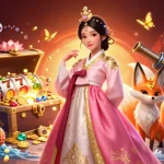 Engage with sl888 official for a colorful gaming experience with jackpots amid vibrant characters and scenery.