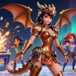 Experience thrilling gameplay with J188’s vibrant 3D casino scene, featuring dynamic character action and gaming elements.
