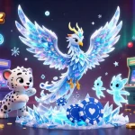Experience the vibrant gaming atmosphere at 789winbiz amidst players engaging with ice-themed elements and dynamic casino displays.