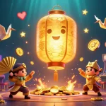 Experience excitement at sunwin3 with a captivating 3D casino illustration showcasing games and lucky symbols.