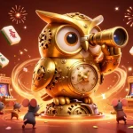 Experience excitement at Sunwin casino with a vibrant 3D scene of gaming and celebration.