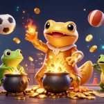Engage with red88's exciting gaming world featuring dynamic sports elements and magical alchemy vibes.