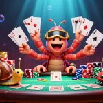 RR88 showcases vibrant characters celebrating poker, emphasizing engaging gaming experiences with excitement and strategy.