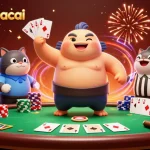 Engage in dynamic sports betting with appkeonhacai’s lively poker scene featuring colorful characters.