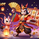 Experience the excitement of MANIAKSLOT with a vibrant 3D illustration showcasing engaging slot elements.
